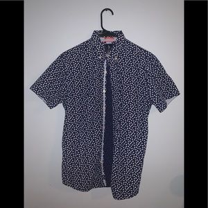 Flower pattern dress shirt